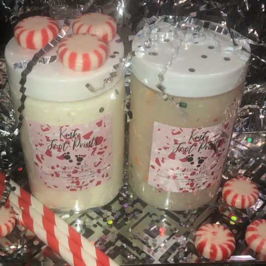 Foot Prints -  Foot Scrub & Butter Set in Speckled Peppermint